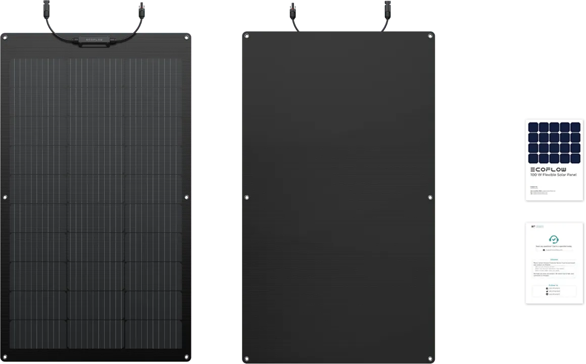 【未使用品】EcoFlow 100W ZMS330 EF-Flex-M100 EcoFlow 100W Flexible Solar Panel | Solar Cellz USA